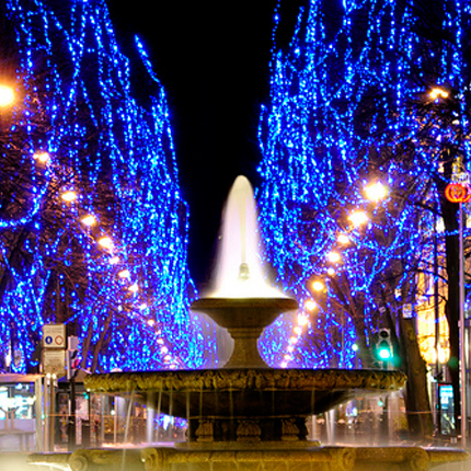 Resultado de imagen de gran vía luces de navidadbilbao
