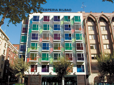fachada hesperia bilbao