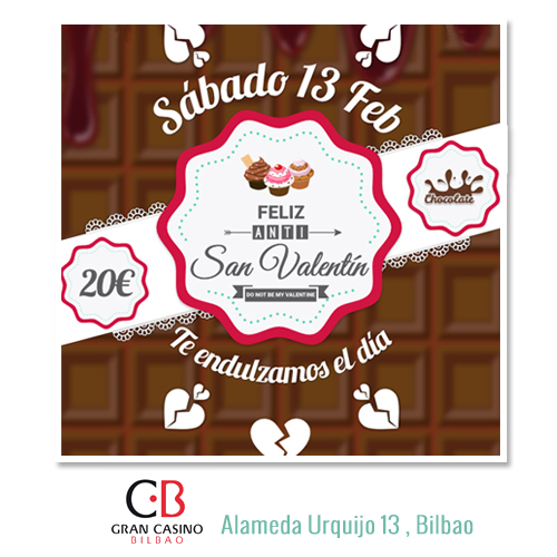 Anti San Valentín Fiesta Bilbao Casino