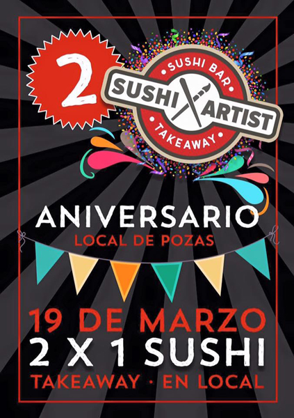 sushi artist aniversario bilbao