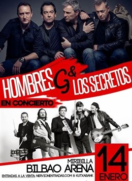 hombres g los secretos concierto bilbao