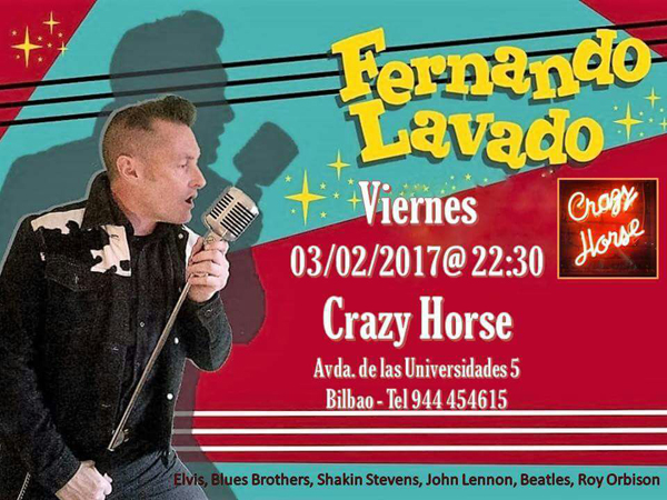 Concierto de Fernando Lavado Crazy Horse Bilbao