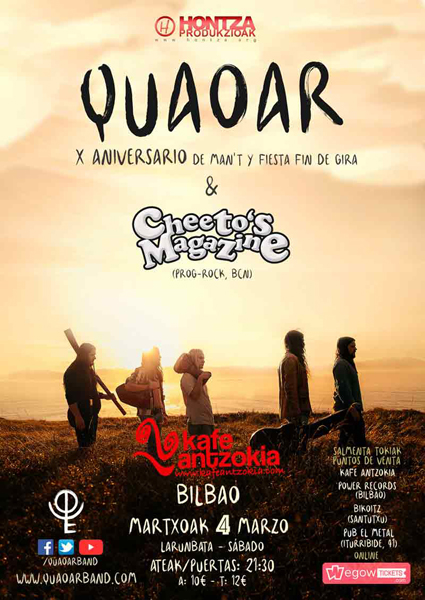 quaoar conciertos agenda bilbao