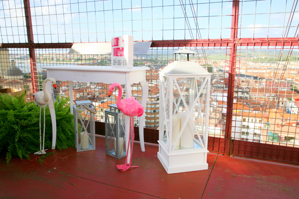 terraza puente colgante bilbao