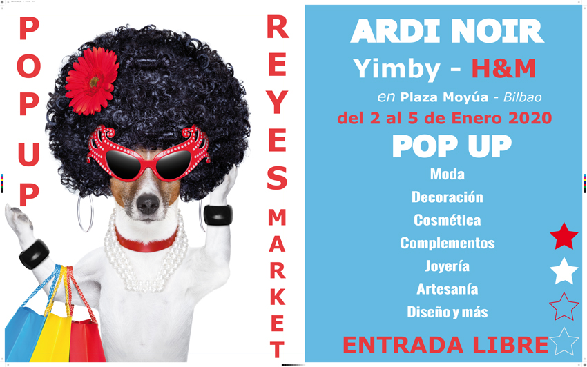 Ardi Noir market el pop up de la antigua tienda de H&M de plaza Moyua 2020 Bilbao